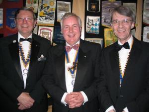Presidents of 3 Rotary Clubs in St. Albans